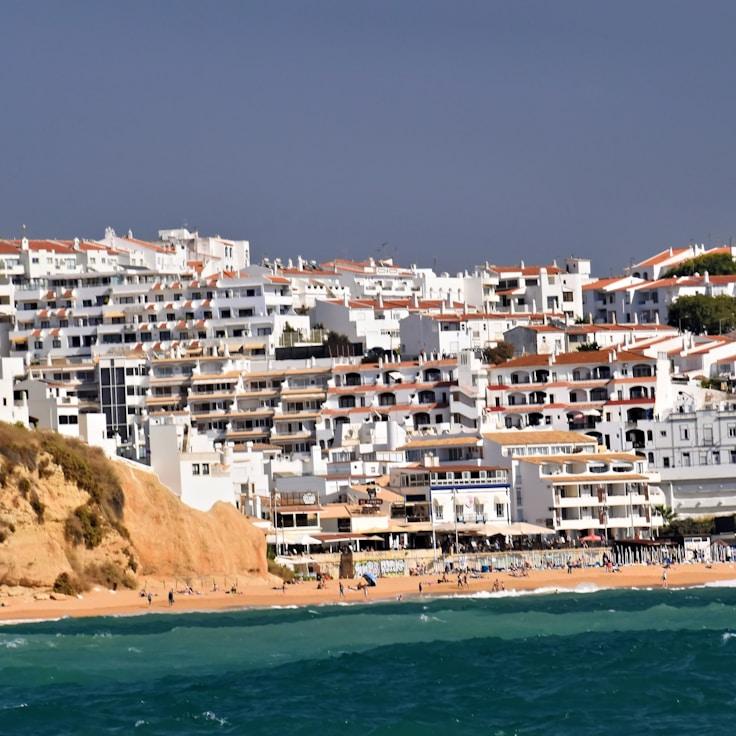 Entertainment zone at night in United Kingdom