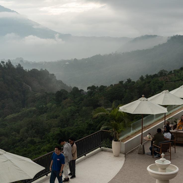 Outdoor terrace seating suitable for families in London